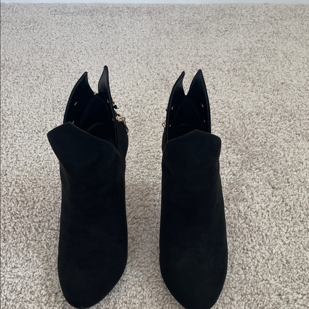 BCBG Black Ankle Booties